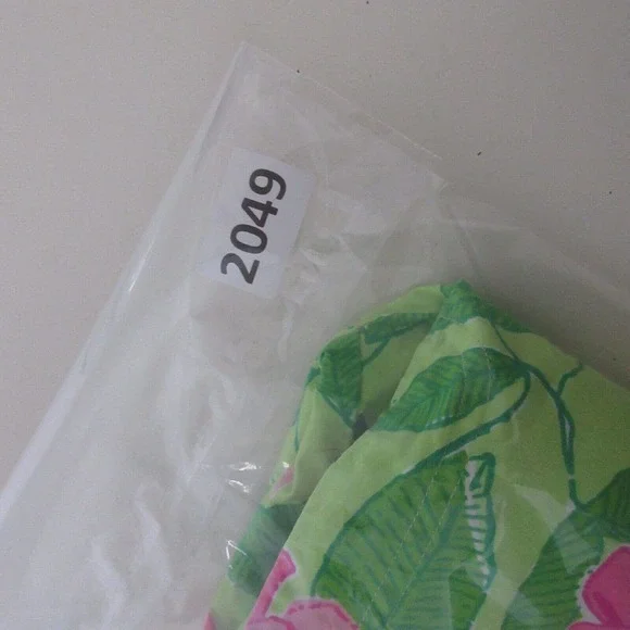 Vintage Lilly Pulitzer Pants Floral Pink Green - Picture 14 of 14